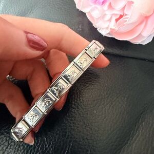 Silver Horse Italian Charm Bracelet